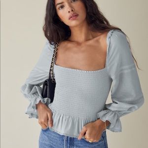Reformation Roland top in Mineral